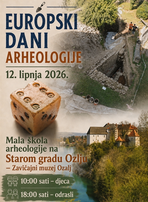 Europski dani arheologije 2026. u Zavičajnom muzeju Ozalj
